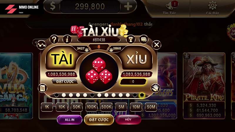 Tool hack này sẽ dò tìm tới vị trí phòng game mà người sử dụng đang chơi